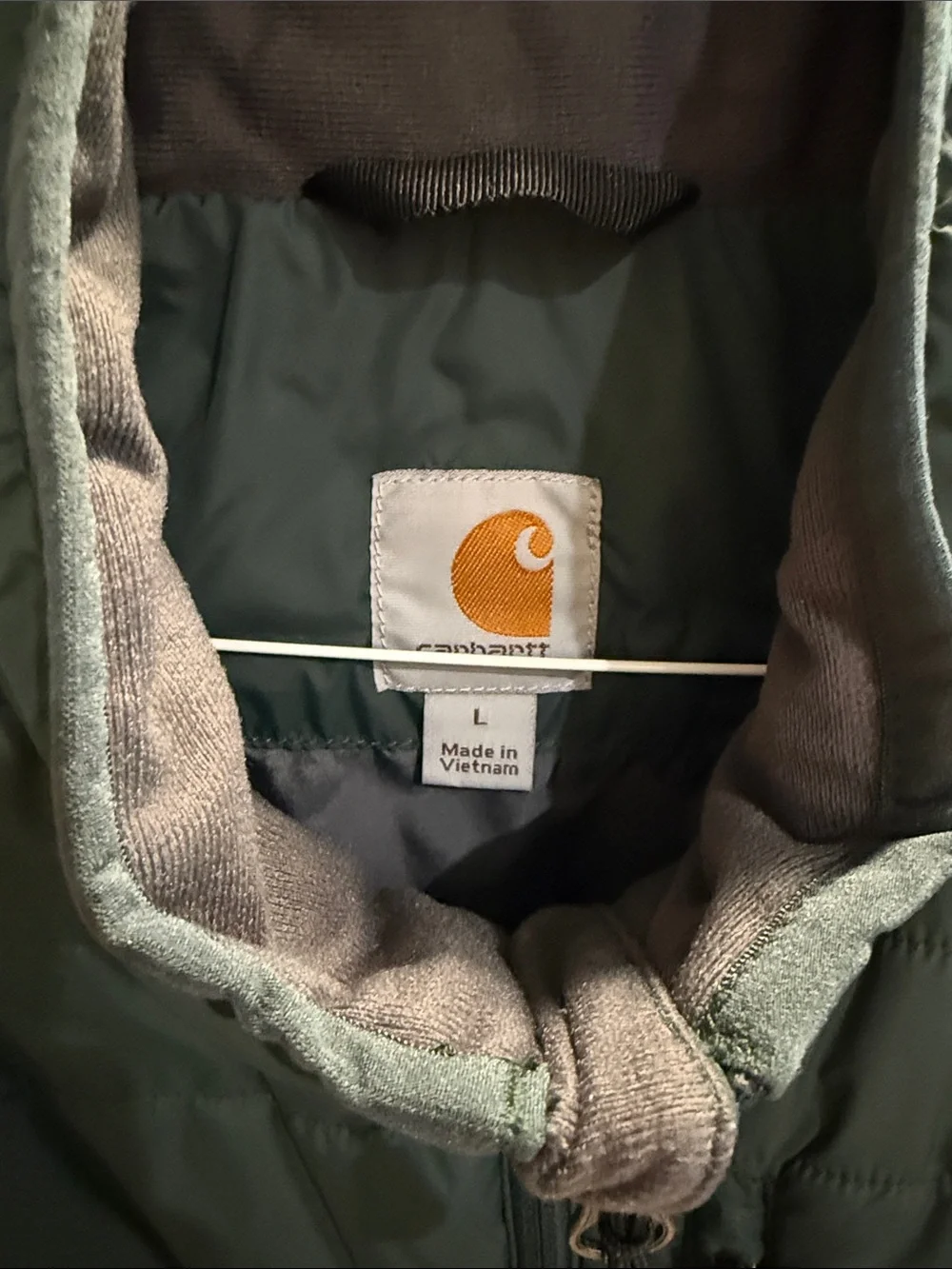 Men’s Carhartt Insulated Vest - Dark Green